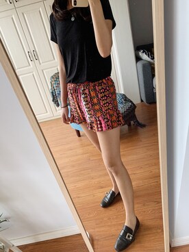 「SCOTCH & SODA（スコッチ アンド ソーダ）のアイテム（カーゴパンツ）」を使った、parabola帕夏さん（レディース・164cm）の春コーディネート