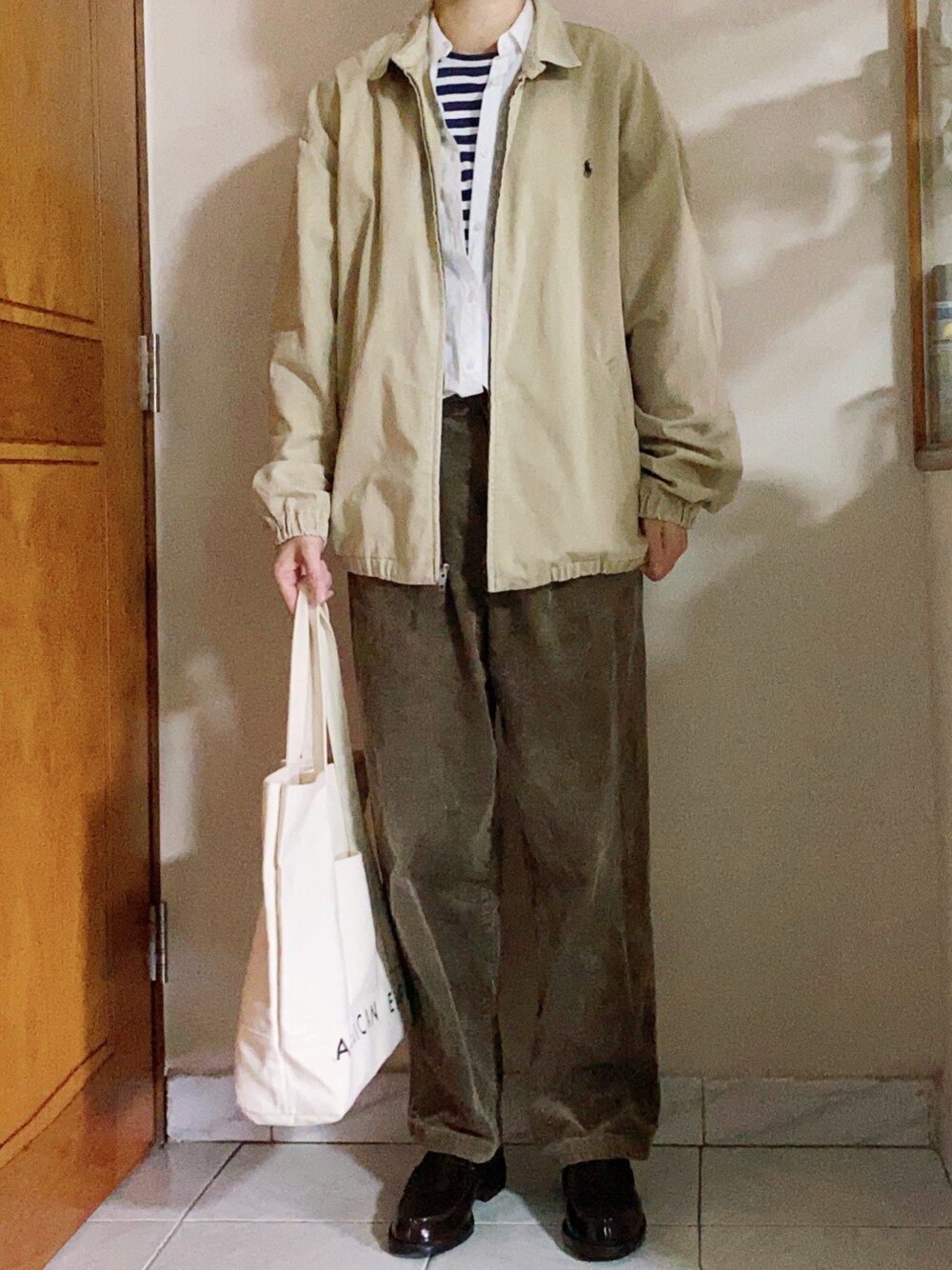 「VINTAGE、boyish、90’s」｜「COMME des GARCONSのアイテム（Tシャツ/カットソー、その他）」を使った、oeufsssssさん（レディース・168cm）の冬コーディネートの1枚目の写真