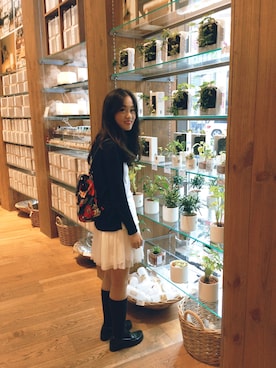 「CANDIES（キャンディーズ）のアイテム」を使った、baoxiaodiさん（レディース・162cm）の春コーディネート