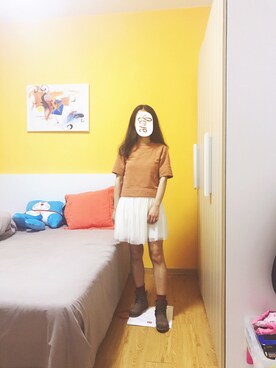 「CANDIES（キャンディーズ）のアイテム」を使った、baoxiaodiさん（レディース・162cm）の春コーディネート