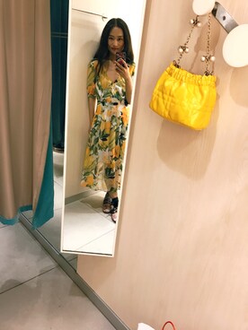 「H&M（エイチ・アンド・エム）のアイテム（ワンピース、その他）」を使った、baoxiaodiさん（レディース・162cm）の春コーディネート