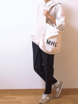 大学生さん（メンズ・175cm）の春コーディネート