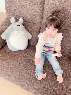 「トトロ」｜shiitasuさん（キッズ・110cm）の冬コーディネート