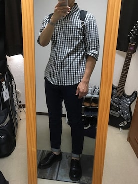 「チープカシオ」｜「アイテム（ブーツ）」を使った、bossさん（メンズ・177cm）の夏コーディネート
