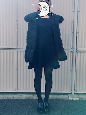 「DRWCYS（ドロシーズ）のアイテム（ワンピース/ドレス）」を使った、ruruさん（レディース・154cm）の冬コーディネート