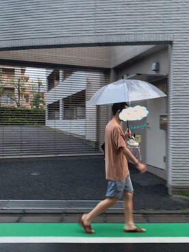 「東京の水道水を全く信用してない坊主のアイテム（その他、ホワイト系）」を使った、坊主Lv26さん（メンズ・170cm）の春コーディネート