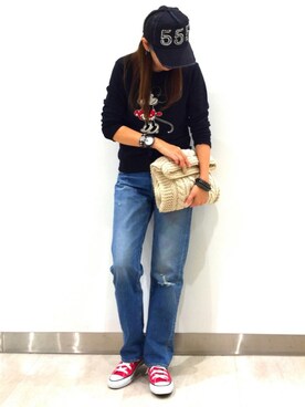 Thiemoさん（レディース・165cm）の秋コーディネート