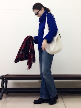 Thiemoさん（レディース・165cm）の冬コーディネート