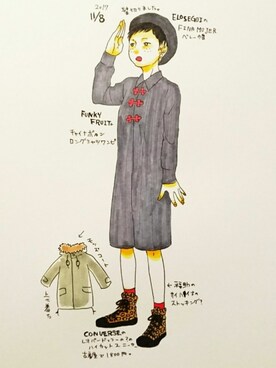 えりこラモーンさんのコーディネート