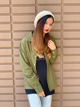 謝名元 麻友美さんのコーディネート