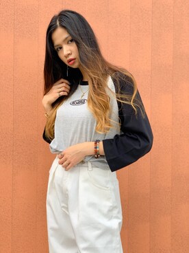 謝名元 麻友美さんのコーディネート