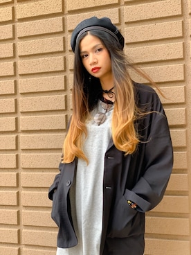 謝名元 麻友美さん（レディース・164cm）の春コーディネート