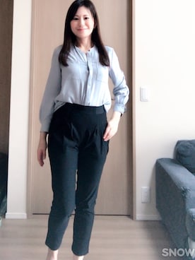 「La TOTALITE（ラトータリテ）のアイテム」を使った、minoさん（レディース・160cm）の夏コーディネート