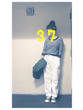 「MANNA（マンナ）のアイテム」を使った、37さん（レディース・154cm）の冬コーディネート