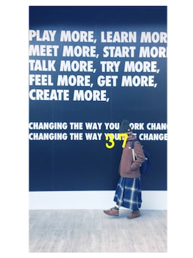 37さん（レディース・154cm）の冬コーディネート