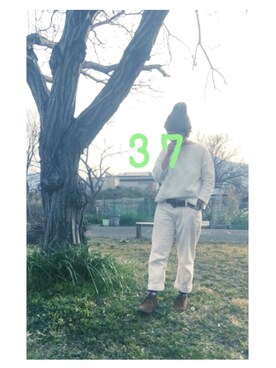 「Tricote（トリコテ）のアイテム」を使った、37さん（レディース・154cm）の春コーディネート