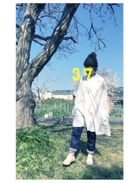 「Tricote（トリコテ）のアイテム」を使った、37さん（レディース・154cm）の春コーディネート