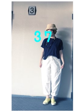 37さん（レディース・154cm）の夏コーディネート