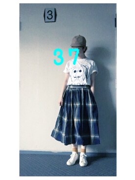 37さん（レディース・154cm）の夏コーディネート