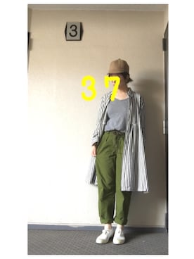 37さん(レディース・154cm)の春コーディネート