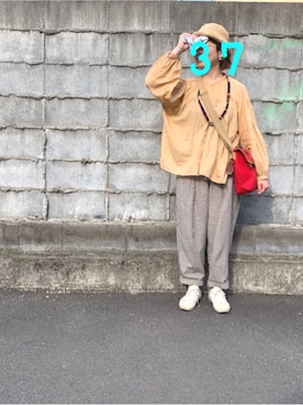 「BRADY」｜「アイテム（アナログ腕時計）」を使った、37さん（レディース・154cm）の春コーディネート