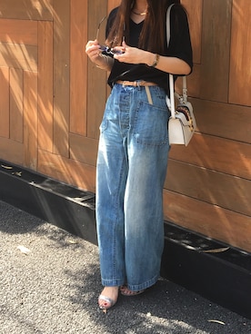 Yuki Katagiriさん（レディース・160cm）の春コーディネート