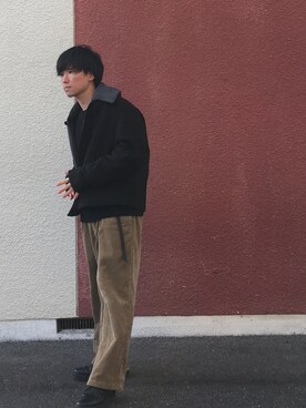「リング」｜「アイテム（その他アウター）」を使った、kaitoさん（メンズ・164cm）の冬コーディネート