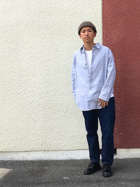 「リング」｜「アイテム（ニットキャップ/ビーニー）」を使った、kaitoさん（メンズ・164cm）の夏コーディネート