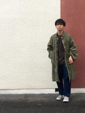 「M-65」｜「アイテム（その他アウター）」を使った、kaitoさん（メンズ・164cm）の秋コーディネート