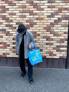 「ペーパーハット」｜「アイテム（ジャケット/アウター）」を使った、kaitoさん（メンズ・164cm）の春コーディネート