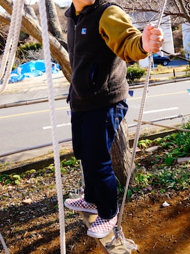 「HELLY HANSEN（ヘリーハンセン）のアイテム（その他アウター）」を使った、teさん（メンズ・165cm）の冬コーディネート