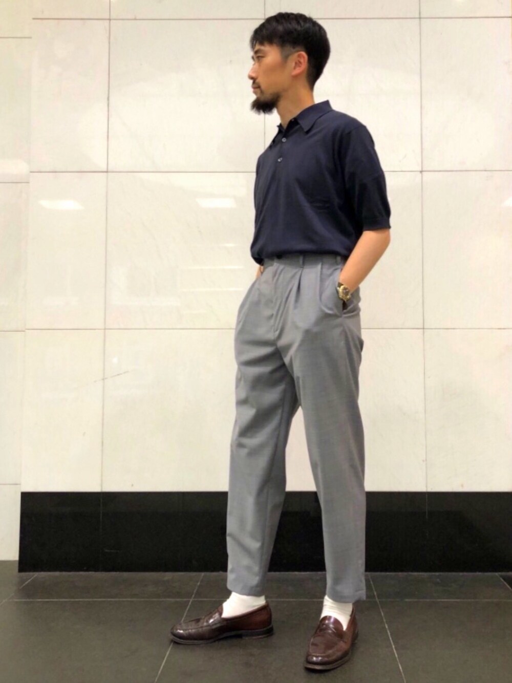 onizawa3660｜JOHN SMEDLEYのポロシャツを使ったコーディネート - WEAR