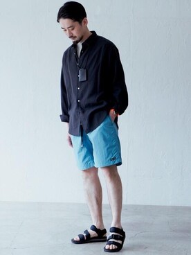 「ITTI（イッチ）のアイテム（アクセサリー）」を使った、onizawa3660さん（メンズ・176cm）の夏コーディネート