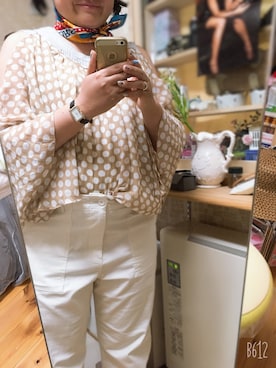 「Sophia collection（ソフィアコレクション）のアイテム」を使った、らーさん（レディース・152cm）の春コーディネート