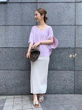 「Noble（ノーブル）のアイテム（ワンピース）」を使った、noble_naokoさん（レディース・158cm）の春コーディネート