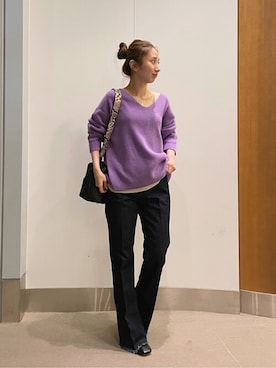 「JOSEPH（ジョセフ）のアイテム」を使った、noble_naokoさん（レディース・158cm）の秋コーディネート