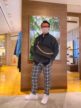 「ISSEY MIYAKE（イッセイミヤケ）のアイテム（ジャケット/アウター）」を使った、Zeckさん（メンズ・168cm）の春コーディネート