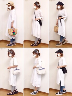 「Factor=（ファクターイコール）のアイテム（ワンピース/ドレス）」を使った、welina＊さん（レディース・152cm）の夏コーディネート
