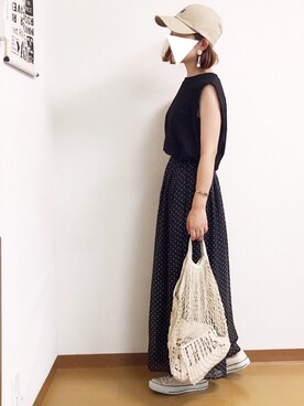 「179/WG（イチナナキュウダブルジー）のアイテム」を使った、welina＊さん（レディース・152cm）の夏コーディネート