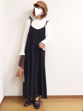 「CIAOPANIC TYPY（チャオパニックティピー）のアイテム（サロペット/オーバーオール）」を使った、welina＊さん（レディース・152cm）の秋コーディネート
