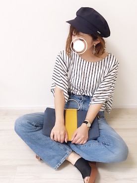 「RubinRosa（ルビンローザ）のアイテム」を使った、welina＊さん（レディース・152cm）の春コーディネート