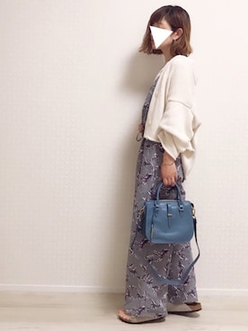 「FOSSIL（フォッシル）のアイテム（ハンドバッグ）」を使った、welina＊さん（レディース・152cm）の春コーディネート