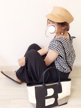 「URBAN RESEARCH Sonny Label（アーバンリサーチサニーレーベル）のアイテム（サロペット/オーバーオール）」を使った、welina＊さん（レディース・152cm）の春コーディネート