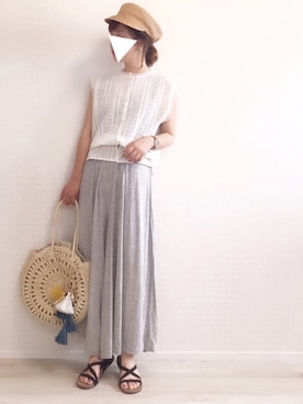 「SHIPS Days（シップスデイズ）のアイテム」を使った、welina＊さん（レディース・152cm）の夏コーディネート