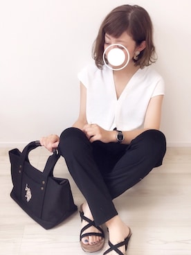 「SHIPS Days（シップスデイズ）のアイテム」を使った、welina＊さん（レディース・152cm）の夏コーディネート