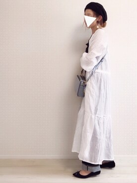 「14+（イチヨンプラス）のアイテム（ハンチング/ベレー帽）」を使った、welina＊さん（レディース・152cm）の秋コーディネート