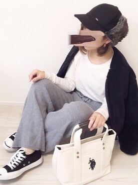 「ジャックパーセル」｜「アイテム（ブルゾン）」を使った、welina＊さん（レディース・152cm）の秋コーディネート