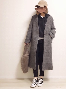 「SENSE OF PLACE by URBAN RESEARCH（センスオブプレイスバイアーバンリサーチ）のアイテム（その他アウター）」を使った、welina＊さん（レディース・152cm）の秋コーディネート
