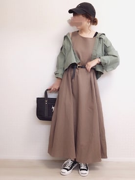 「CONVERSE（コンバース）のCONVERSE コンバース ジャック パーセル / JACK PURCEL（スニーカー）」を使った、welina＊さん（レディース・152cm）の春コーディネート