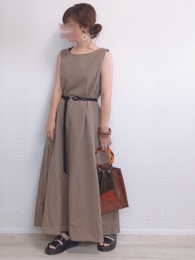 「YECCA VECCA（イェッカヴェッカ）のアイテム」を使った、welina＊さん（レディース・152cm）の夏コーディネート